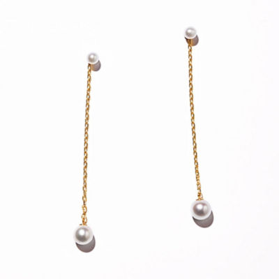 ＜三越伊勢丹/公式＞ les bonbon (Women)/ルボンボン 2way pearl pierce yellow gold ピアス・イヤリング【三越伊勢丹/公式】