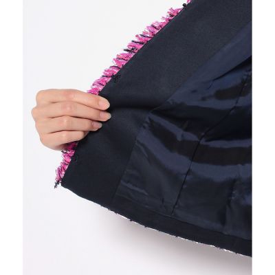 セットアップ対応商品】ラメモールツイードクルージャケット | ANAYI