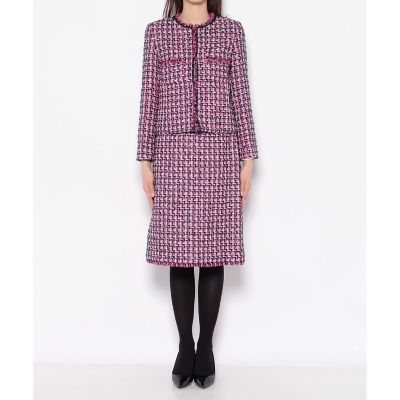 セットアップ対応商品】ラメモールツイードクルージャケット | ANAYI