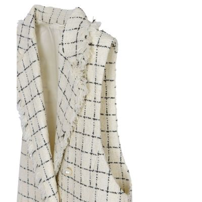 チェックツィードフリンジジレ | ANAYI/アナイ | 三越伊勢丹オンライン