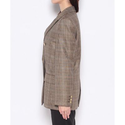 グレンオーバーチェックダブル ジャケット ANAYI（アナイ）の「グレンオーバーチェックダブル ジャケット