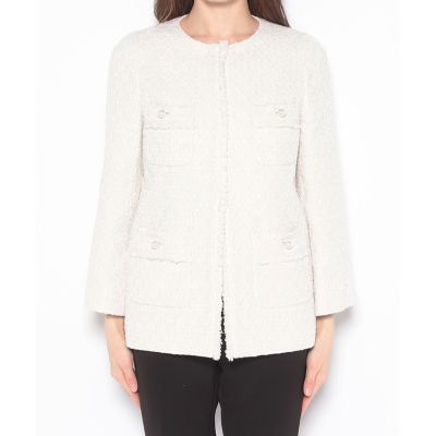 ANAYI チェックツィードジャケット　パール ANAYI チェックツィードジャケット パール 【公式通販】