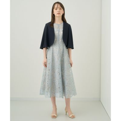 ANAYI バックサテンフレアスリーブボレロ 38