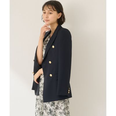 未使用級✨ANAYI アナイ ウールツイルストレッチダブル ジャケット 23AW ANAYI ジャケット テーラードジャケット ウールツイルストレッチ