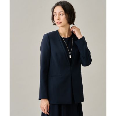 セットアップ対応商品】ストレッチクロスノーカラー ジャケット | ファッション・服 | 三越伊勢丹オンラインストア・通販【公式】