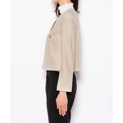 ツイルジャージノーカラー ジャケット | ANAYI/アナイ | 三越伊勢丹