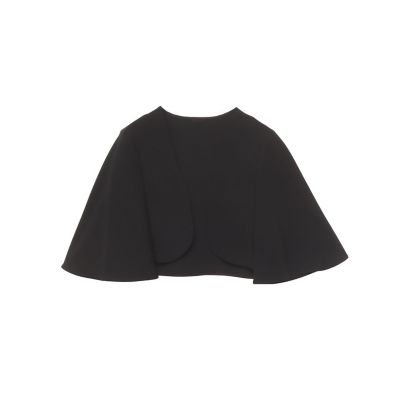 ストレッチクロスフレアスリーブボレロ