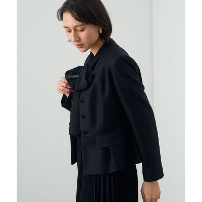 ANAYI｜【セットアップ対応商品】ウールツイルジャージペプラム