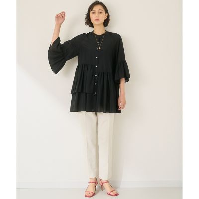 ＜三越伊勢丹/公式＞【SALE】ANAYI/アナイ シェルタリングオックススリムパンツ 11ベージュ パンツ・ズボン【三越伊勢丹/公式】