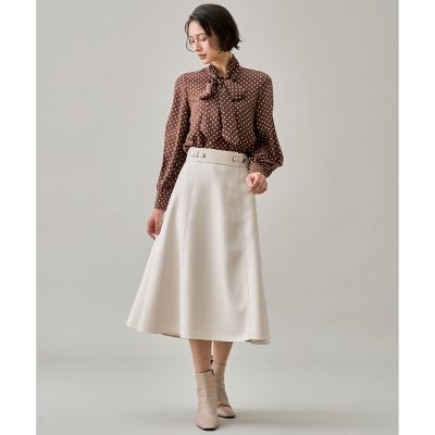 シルクデシンドットプリントボウタイブラウス | ANAYI/アナイ | 三越