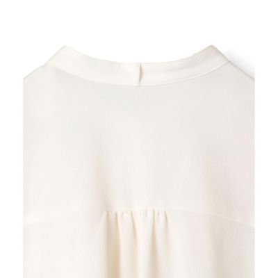■極美品 ANAYI アナイ ジョーゼットバイカラータイ付 ブラウス ジョーゼットバイカラータイ付 ブラウス | ANAYI/アナイ | 三越