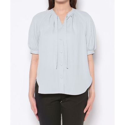 極美品　ANAYI アナイ　2022SS トロミドライサテンステッチボウブラウス 楽天市場】【SALE／60%OFF】トロミドライサテンステッチボウブラウス