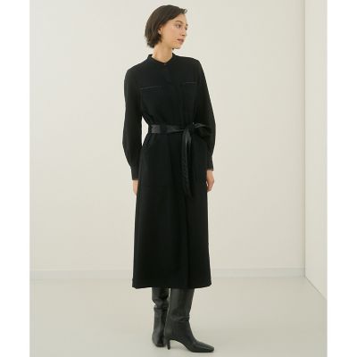 ウールジャージーレザーコンビ ワンピース | ANAYI/アナイ | 三越