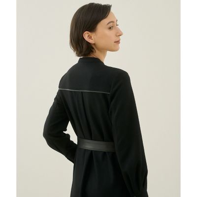 ウールジャージーレザーコンビ ワンピース | ANAYI/アナイ | 三越