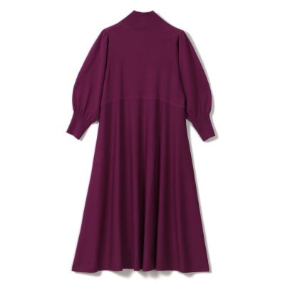ANAYI 22AW メリノウールパフスリーブワンピース　インナー付　ウール ANAYI 22AW メリノウールパフスリーブワンピース インナー付