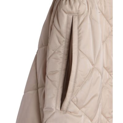 キルティングショールカラーコート