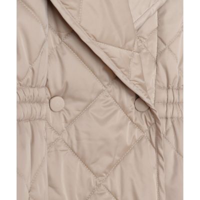キルティングショールカラーコート