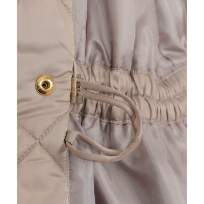 キルティングショールカラーコート