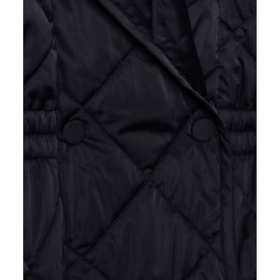キルティングショールカラーコート