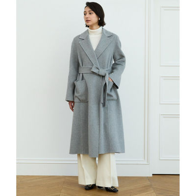 ANAYI オフホワイト アンゴラショートケープコート36 ピュアカシミヤ