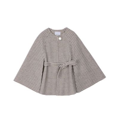 リバーチェックケープコート | ANAYI/アナイ | 三越伊勢丹オンライン 