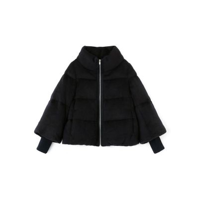 アルパカシャギーダウンコート
