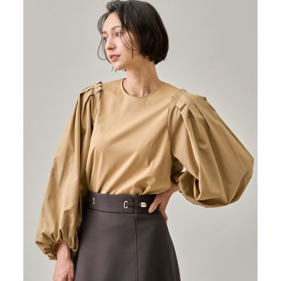 tシャツ ハイゲージポンチ タックプルオーバー レディース ハイゲージポンチタックプルオーバー | ANAYI/アナイ | 三越