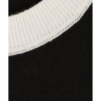 配色ウールクルーネック カーディガン | ANAYI/アナイ | 三越伊勢丹