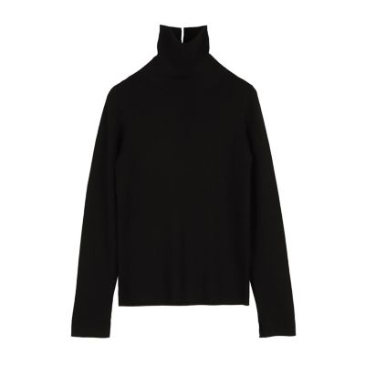 美品✨アナイ 22AW ウールシルクリブハイネックプルオーバー アイボリー 36 trim_ofany_itemafe2ec166e6511e
