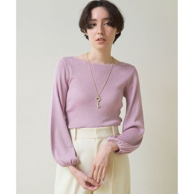 ウールシルクリブフロンタブル プルオーバー | ANAYI/アナイ | 三越