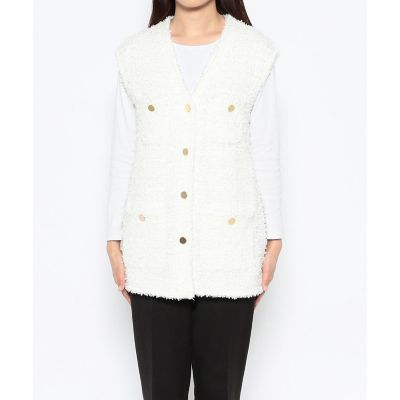 ツイードニットジレ | ANAYI/アナイ | 三越伊勢丹オンラインストア