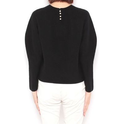 パール釦クルーネックプルオーバー | ANAYI/アナイ | 三越伊勢丹