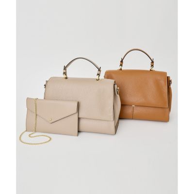 ＜ANAYI＞◇　フラップステッチショルダーＭ　バッグ