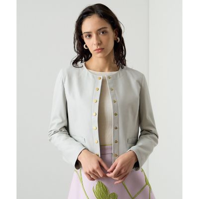 楽天市場】【SALE／50%OFF】ラムレザーファスナー ジャケット