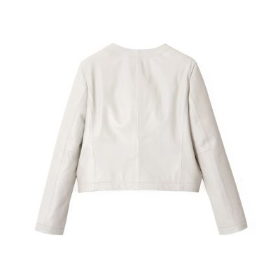 新品未使用 ANAYI アナイ ラムレザークルージャケット ベージュ 38サイズ 新品未使用 ANAYI アナイ ラムレザークルージャケット ベージュ