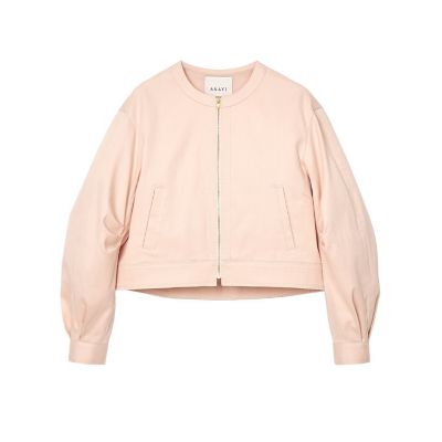 デニムライクジップアップ　ジャケット