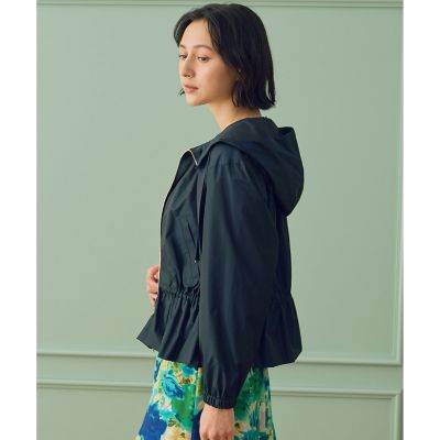 撥水タフタショートブルゾン