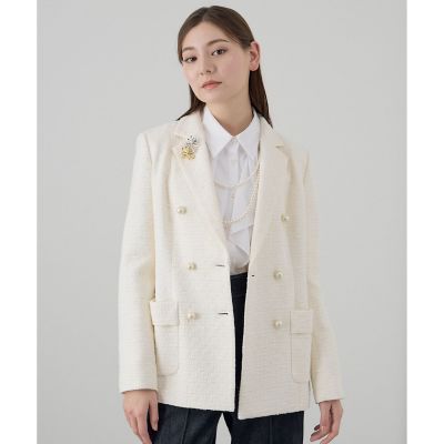 楽天市場】【SALE／50%OFF】コットンテープニット ジャケット