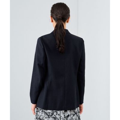 ANAYI リネンダブルジャケット セットアップ対応商品】リネンストレッチダブル ジャケット