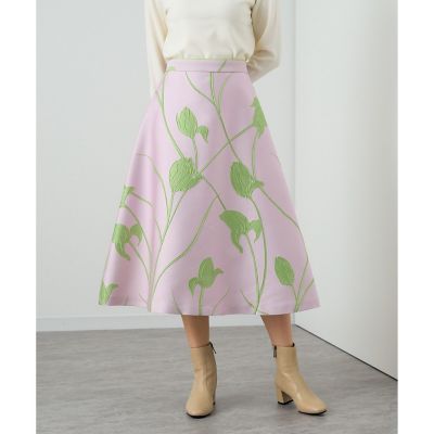 チューリップジャガードフレア スカート | ANAYI/アナイ | 三越伊勢丹  