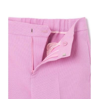 リネンブライトクロスクロップドパンツ