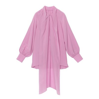 ★DOLCE＆GABBANA★美品★ボウタイ★シルク★チュニック★ブラウス Eternal Line 2023】シルクデシンボウタイ