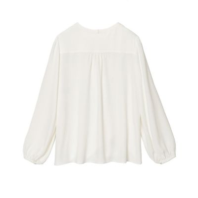 ANAYI バックサテンボウタイブラウス 38 ANAYI（アナイ）の「バックサテンボウタイ ブラウス（シャツ