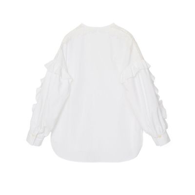 【リサとガスパール美✨】ANAYI フレンチスリーブ フリル ブラウス リサとガスパール様専用美✨】ANAYI フレンチスリーブ フリル