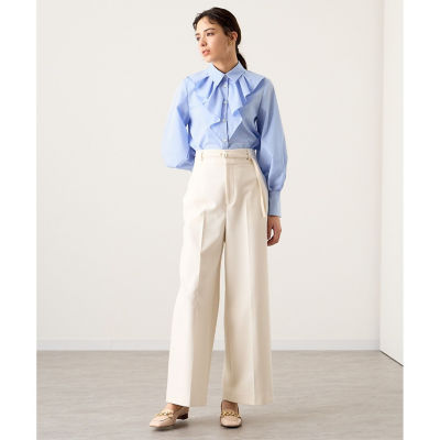 コンパクトツイルフリルブラウス | ANAYI/アナイ | 三越伊勢丹