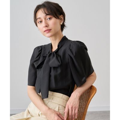 【新品未使用】完売品 ANAYI アナイ ボウタイブラウス Eternal Line 2023】バックサテンボウタイ