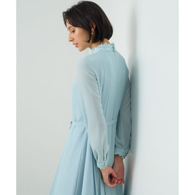 ★定番★ANAYI シアードビーボウタイプリーツワンピース ANAYI（アナイ）の「シアードビーボウタイプリーツ ワンピース