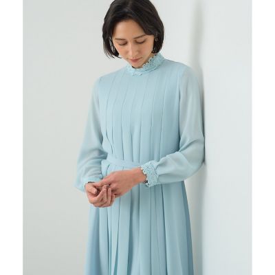 【Ｅｔｅｒｎａｌ　Ｌｉｎｅ　２０２３】シアードビーレースプリーツ　ワンピース
