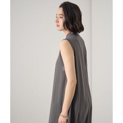 シフォンコンビスキッパー衿　ワンピース