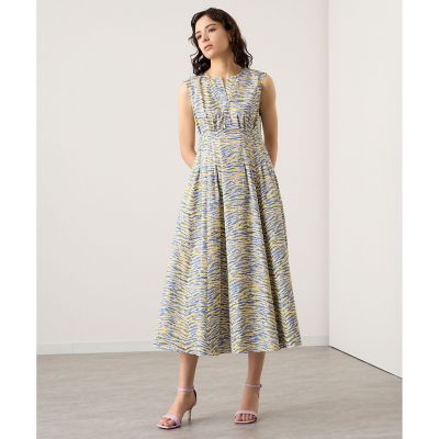 21SS♡ANAYI ドットプリントタックワンピース 34 インナー付 シアー BPF01_10_10231714540_6805?$